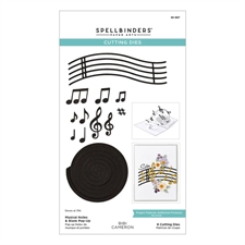 Spellbinders Dies - Bibi's Musical Notes / Music Notes and Stave Pop-Up